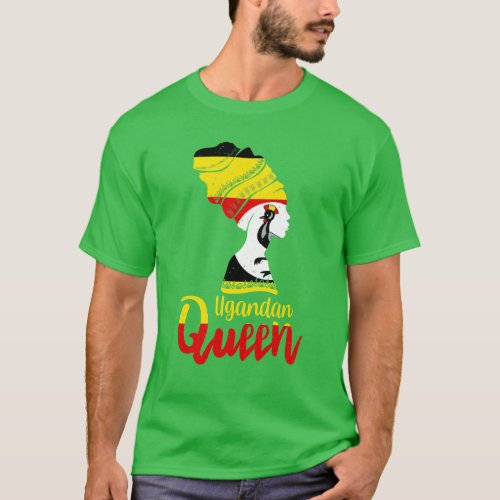 Ugandan Uganda Flag Afro Roots T_Shirt