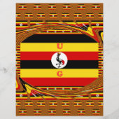 Uganda's Heartbeat: A Symphony of  Symbol Colors (Front)