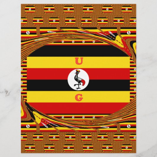 Uganda's Heartbeat: A Symphony of  Symbol Colors (Front)