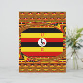 Uganda's Heartbeat: A Symphony of  Symbol Colors (Standing Front)