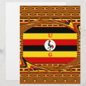 Uganda's Heartbeat: A Symphony of  Symbol Colors (Front/Back)
