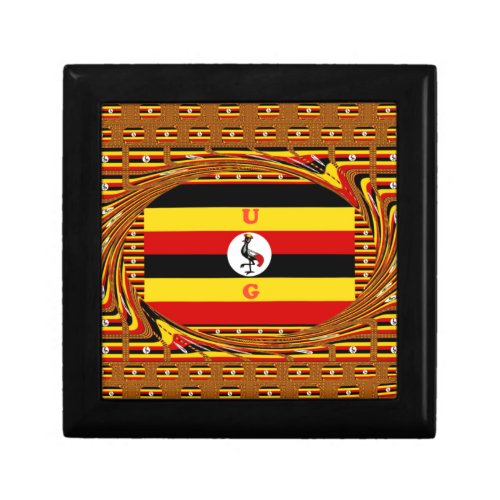 Ugandas Heartbeat A Symphony of  Symbol Colors Gift Box