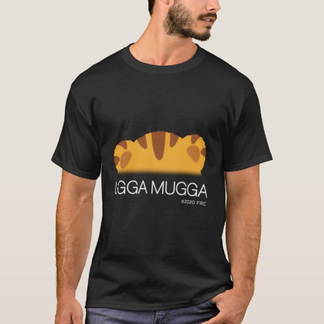 Ugga Mugga Daniel Tiger Pocket Dark T-Shirt (Front)