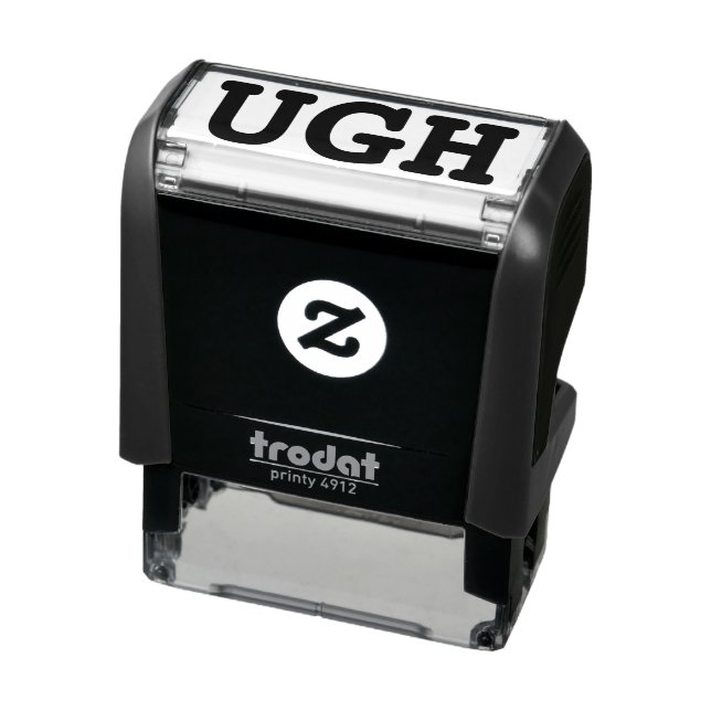 UGH Funny Unprofessional Sarcasm Humor Meme Joke Self-inking Stamp (Product)
