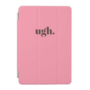 ugh. Minimalist Pink Chic Journal Notebook iPad Mini Cover