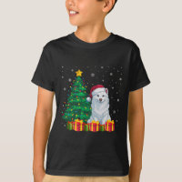 Ugly American Eskimo Santa Hat Christmas Lights Do