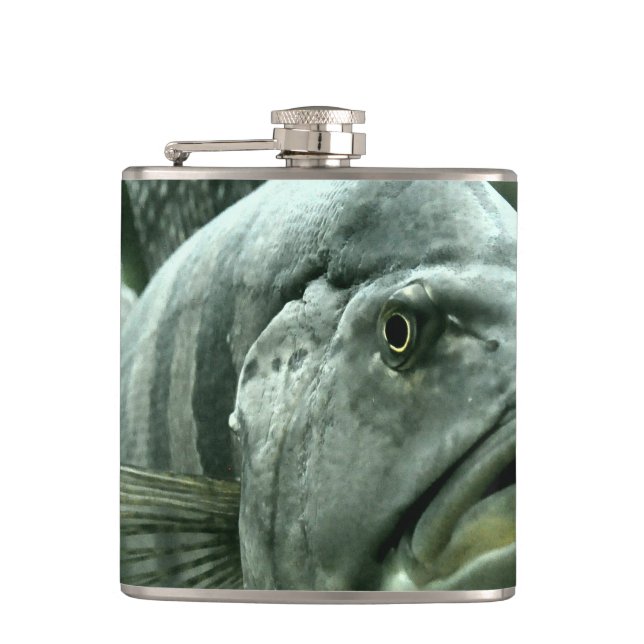 Ugly Aquarium Fish Flask (Front)