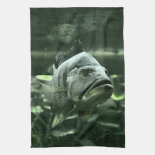 Ugly Aquarium Fish Kitchen Towel