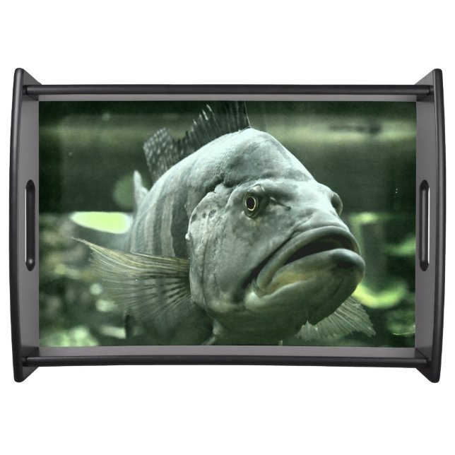 Ugly Aquarium Fish Serving Tray (Front)