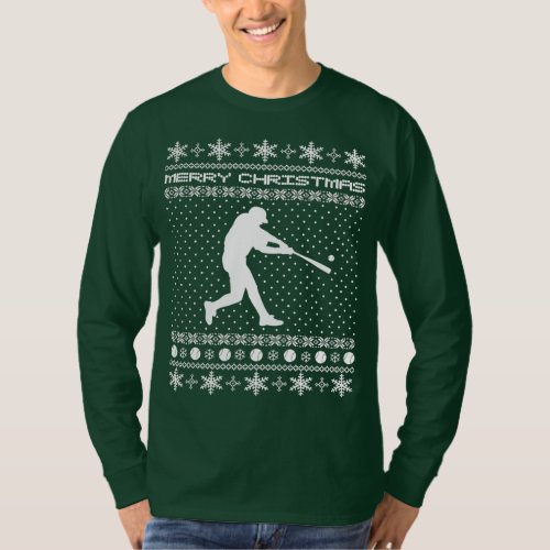 Ugly Baseball Christmas Sweater