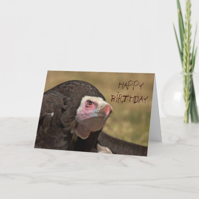 Ugly Bird Happy Birthday Card (Front)