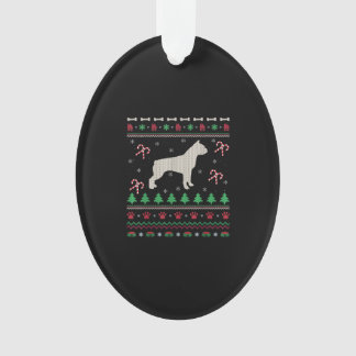 Ugly Boston Terrier Dog Xmas Gift Boston Terrier Ornament