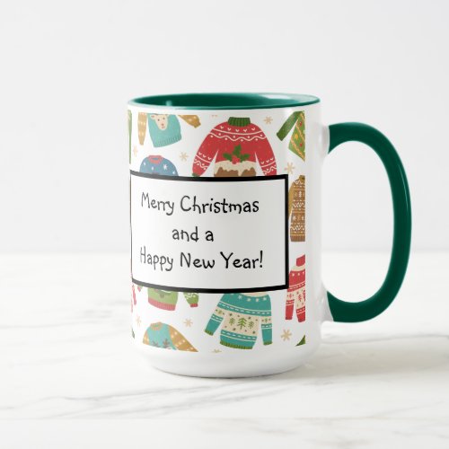 Ugly But Cute Ugly Christmas Sweaters Holiday Mug