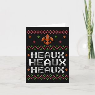 Ugly Cajun Christmas Xmas New Orleans Southern Lou Card