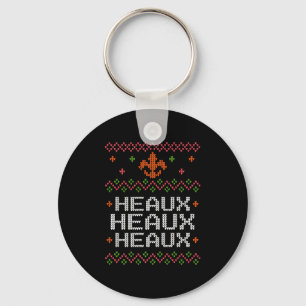 Ugly Cajun Christmas Xmas New Orleans Southern Lou Keychain