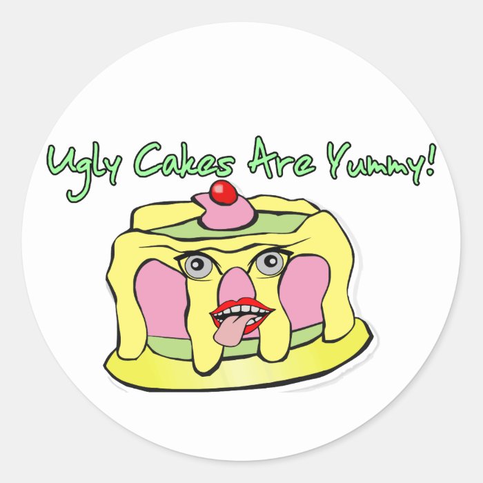 Ugly Cakes Sticker