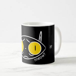 Ugly Cat or Cute Bat Funny Weird Creature Coffee Mug