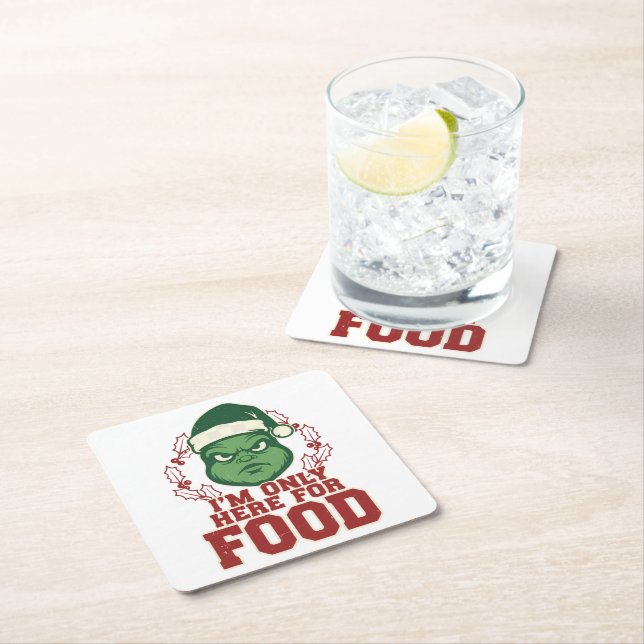 Ugly Christmas 2025 Gifts  Square Paper Coaster (Insitu)