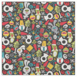 Ugly Christmas and Happy New Year Fabric