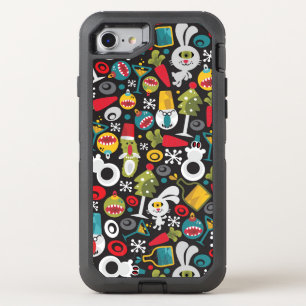Ugly Christmas and Happy New Year OtterBox Defender iPhone SE/8/7 Case