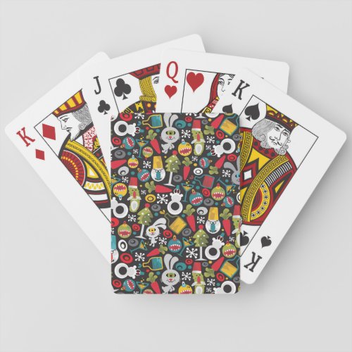 Ugly Christmas and Happy New Year Poker Cards