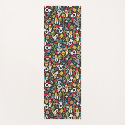 Ugly Christmas and Happy New Year Yoga Mat