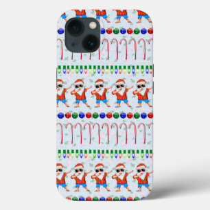 Ugly Christmas Dabbing Santa iPhone 13 Case
