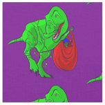 ugly christmas dinosaur tyrannosaurus rex  fabric