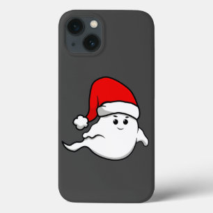 ugly christmas ghost santa claus spooky creepy iPhone 13 case