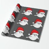 christmas santa gorilla wrapping paper