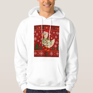 Ugly Christmas Goose Hoodie Funny Holiday Sweate