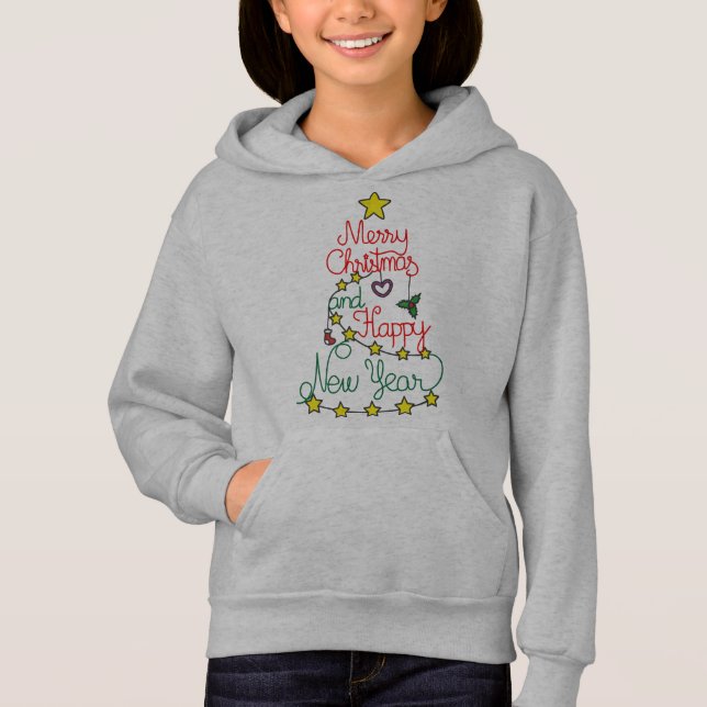 Ugly Christmas Hoodie Jumper sweatshirt for women (Front)