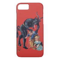 ugly christmas krampus antique red
