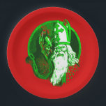 ugly christmas krampus st nicholas santa paper plates<br><div class="desc">ugly christmas krampus st nicholas santa

"ugly christmas krampus santa" , "christmas krampus ", "ugly christmas", "ugly xmas", "nightmare christmas", "krampus christmas" , "st nick", krampus, christmas, xmas</div>