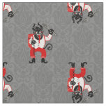 ugly christmas krampus xmas monster antique fabric