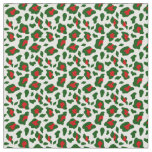 ugly christmas leopard print fabric