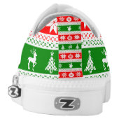 Ugly Christmas Low-Top Sneakers (Left Shoe Back)