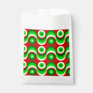 ugly christmas mod groovy red  favor bag