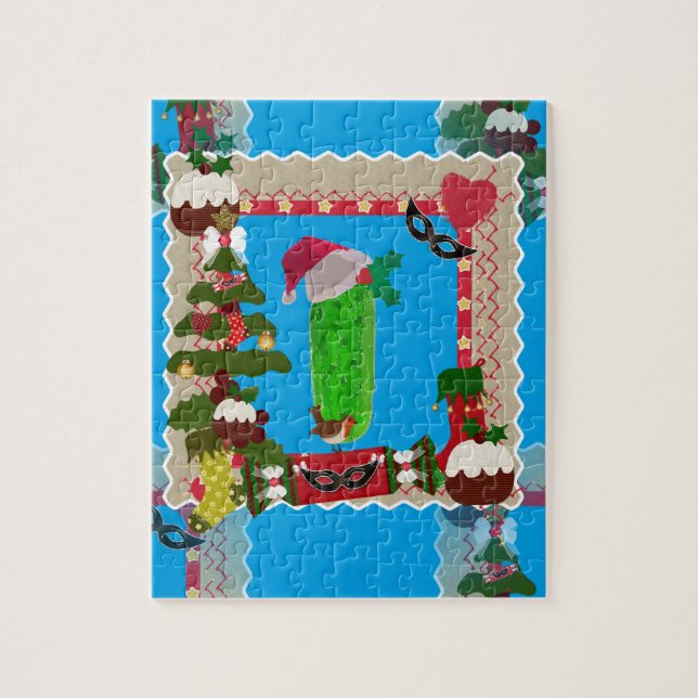 ugly christmas pickle jigsaw puzzle (Vertical)