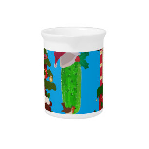 ugly christmas pickle pitcher