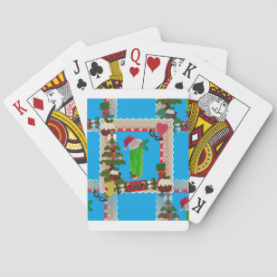 ugly christmas pickle poker cards