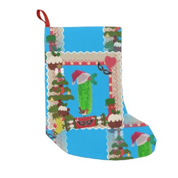 Ugly Christmas Pickle Xmas Stocking by funnychristmas at Zazzle