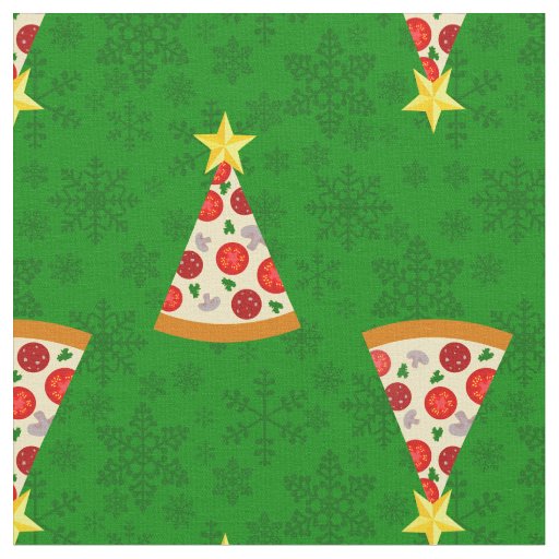 ugly christmas pizza tree funny italian xmas green fabric