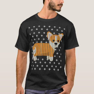 Ugly Christmas Puppy Corgi Dog Pet Holiday Tee