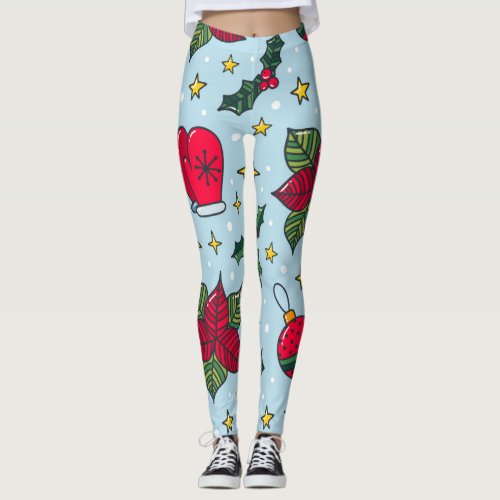 ugly Christmas quarantine Leggings