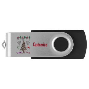 Ugly Christmas Random Mishmash Thunder_Cove Flash Drive