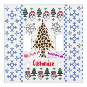 Ugly Christmas Random Mishmash Thunder_Cove Light Switch Cover