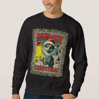 Ugly Christmas shirt Santa lizard aliens cockroach