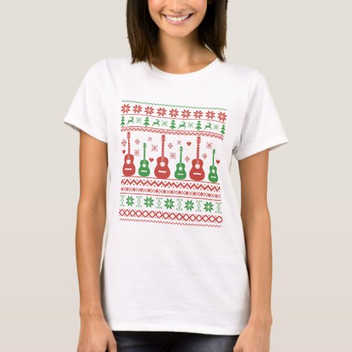 ugly christmas sweater acoustic guitar