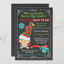 Ugly Christmas sweater Baby Shower Invitations
